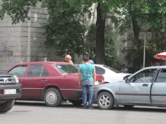 first traffic accident